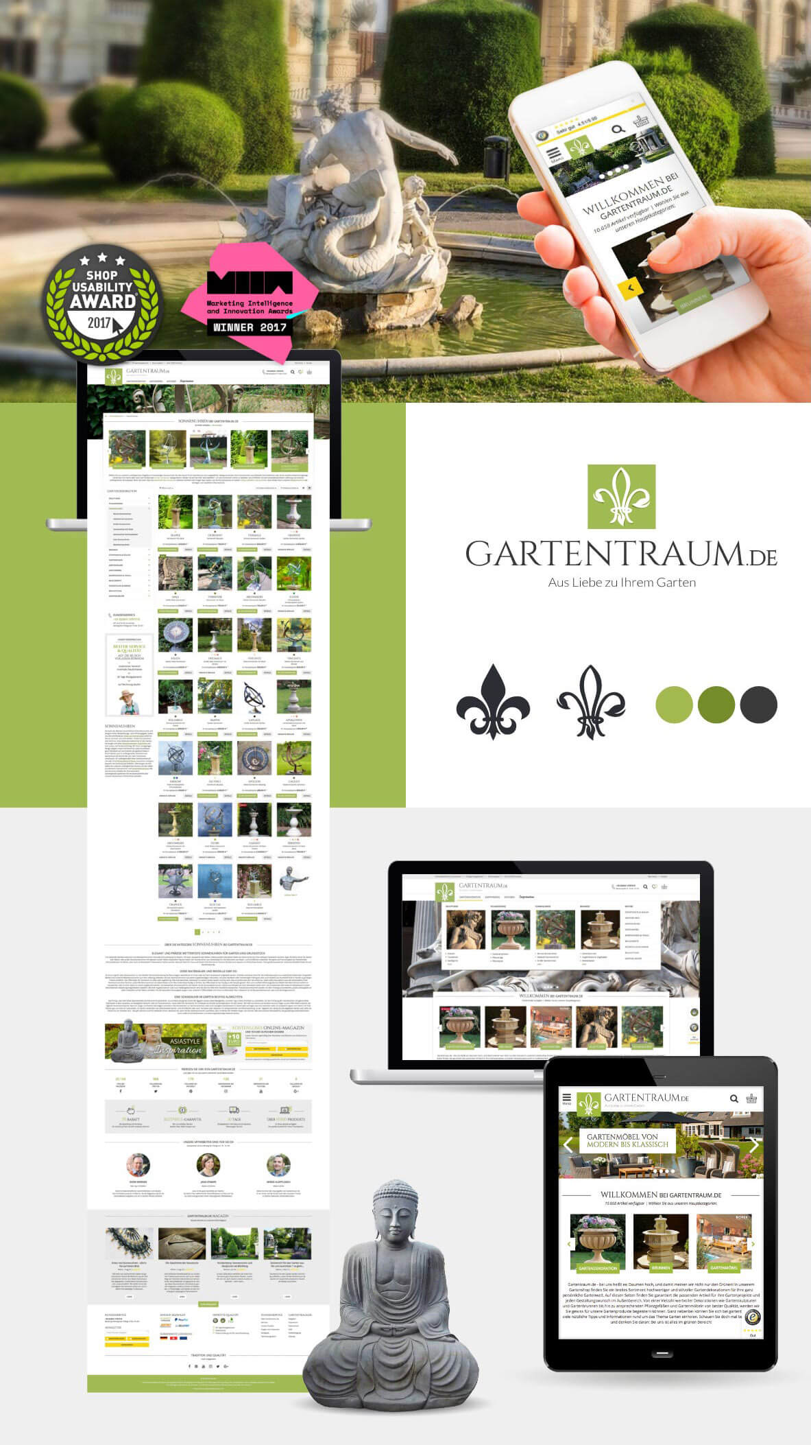 Gartentraum - UX-Design für den neuen Onlineshop