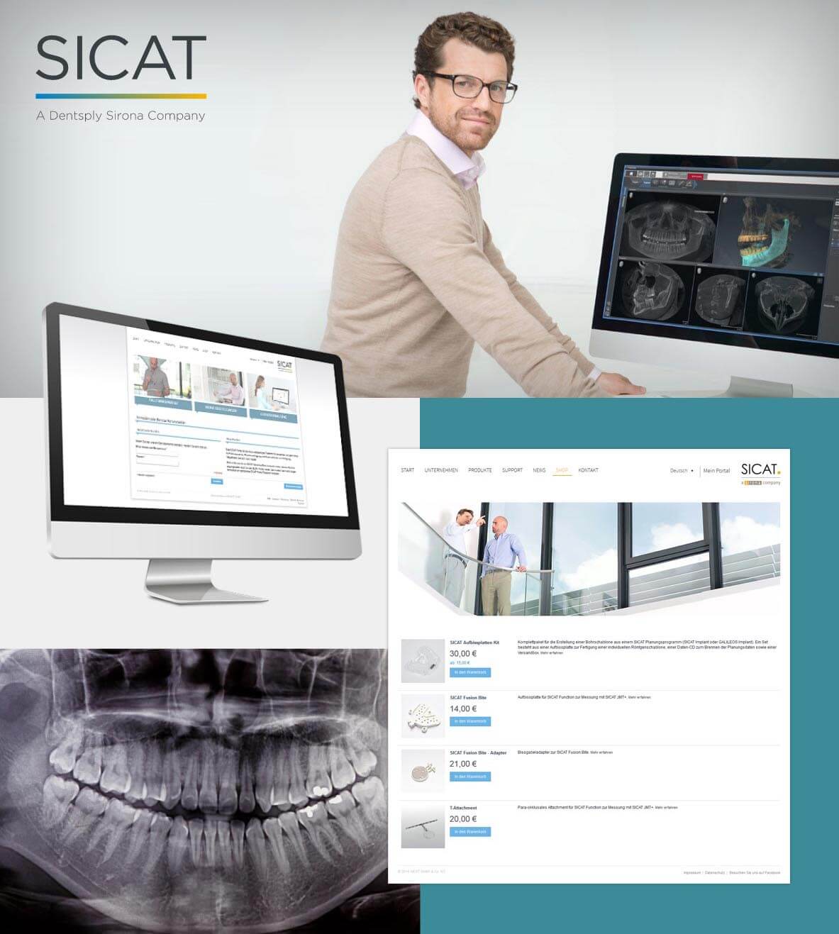 B2B Onlineshop für Medizintechnik - SICAT GmbH & Co. KG
