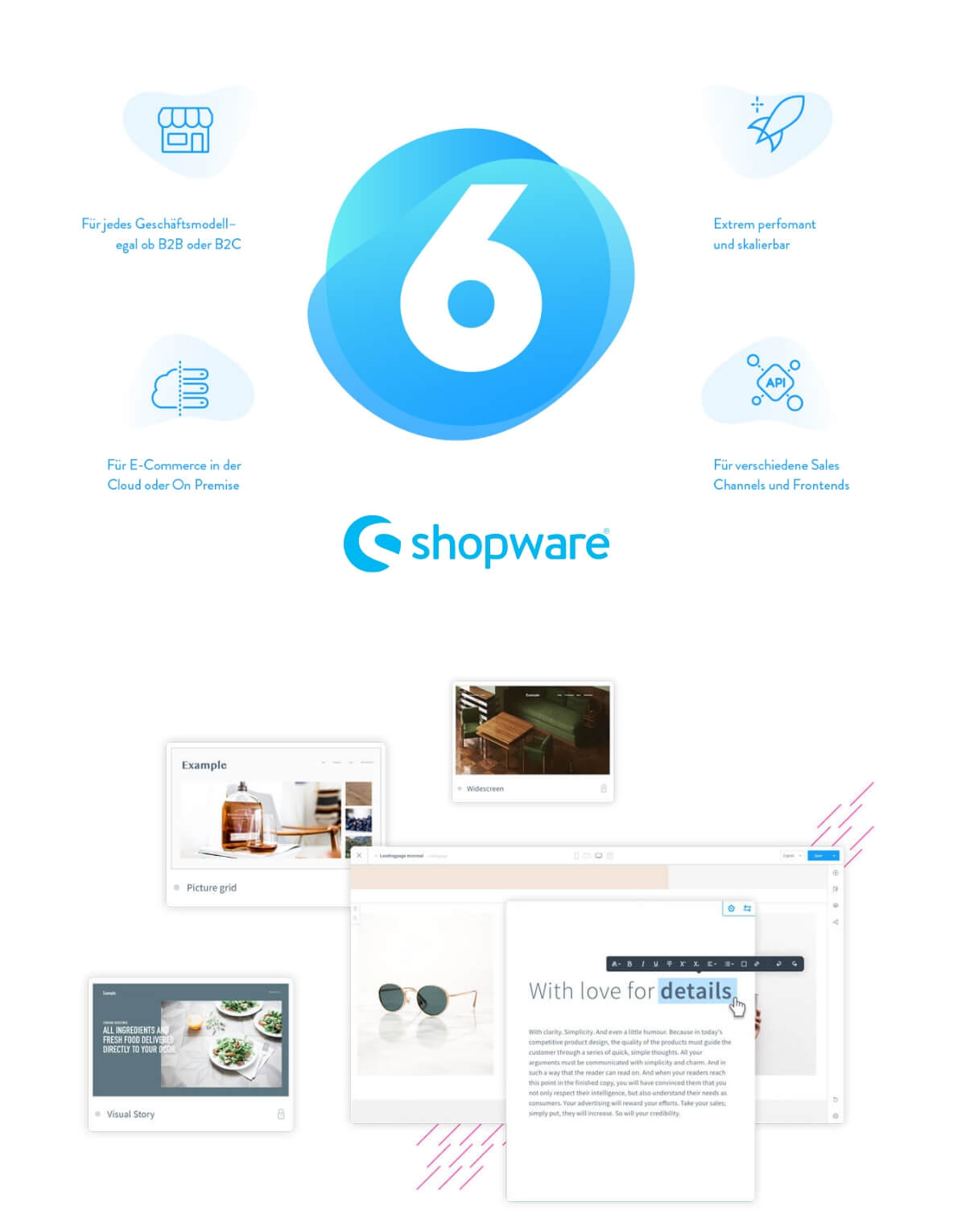 Shopware vereint Technik und Design - das intuitive Shopsystem
