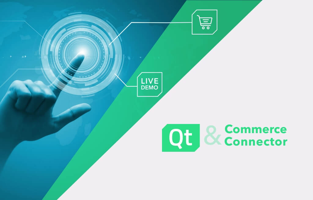 The Commerce Connector seamlessly connects Qt applications with e-commerce platforms