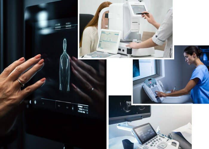Commerce Connector in use: state-of-the-art medical devices with touch display | igniti