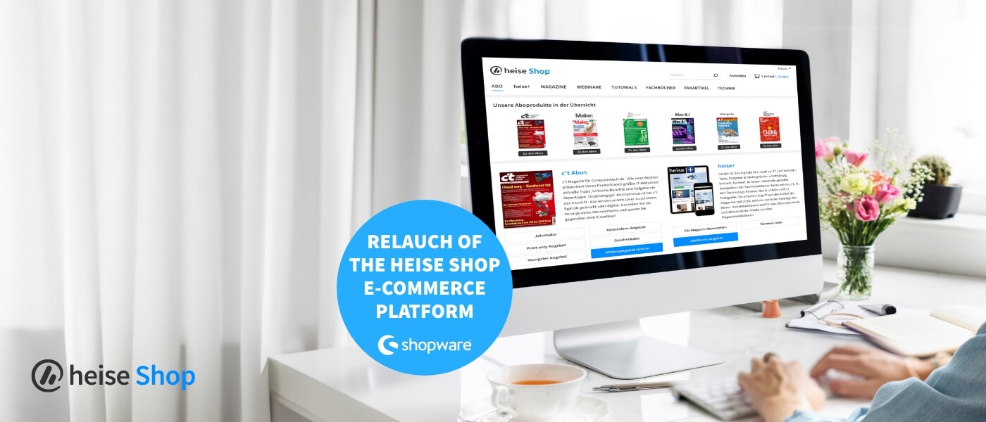 Relaunch of the Heise Shop e-commerce platform